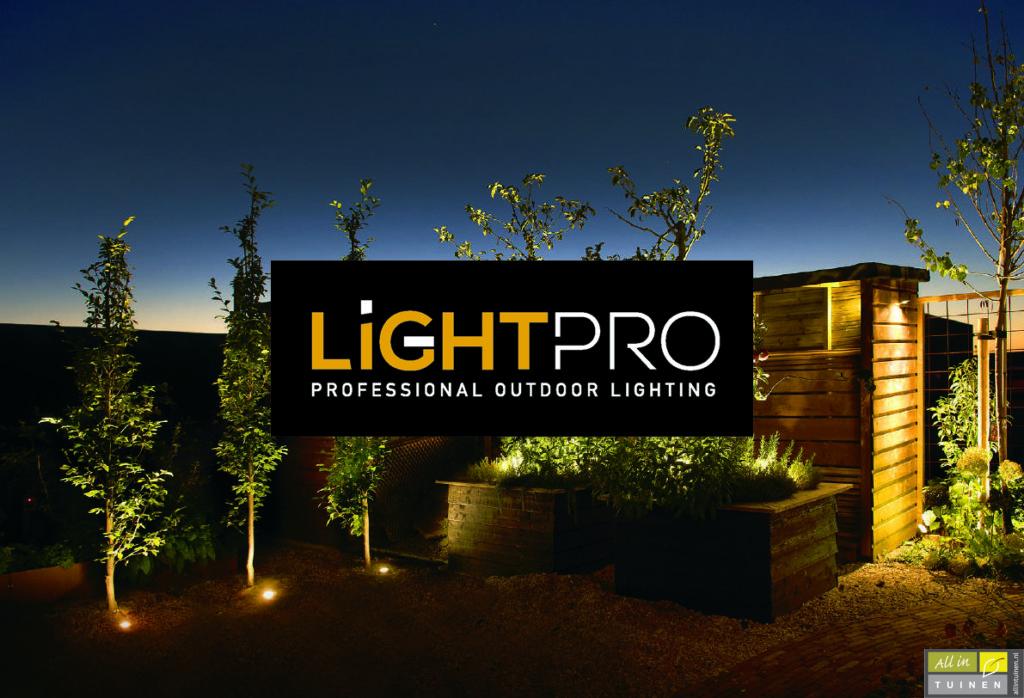 bellen Buitensporig Scheermes All in Tuinen is Tuinverlichting dealer van het merk Light Pro